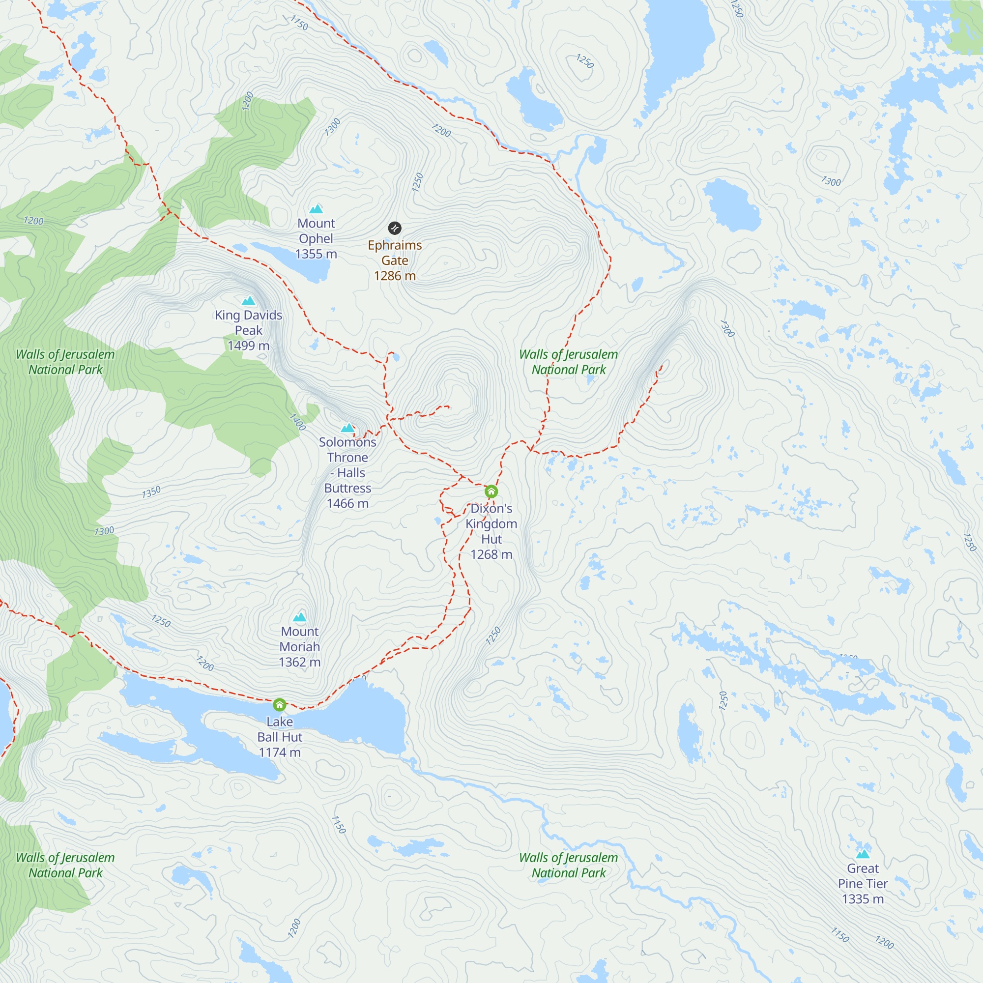 Dixon's Kingdom Hut map