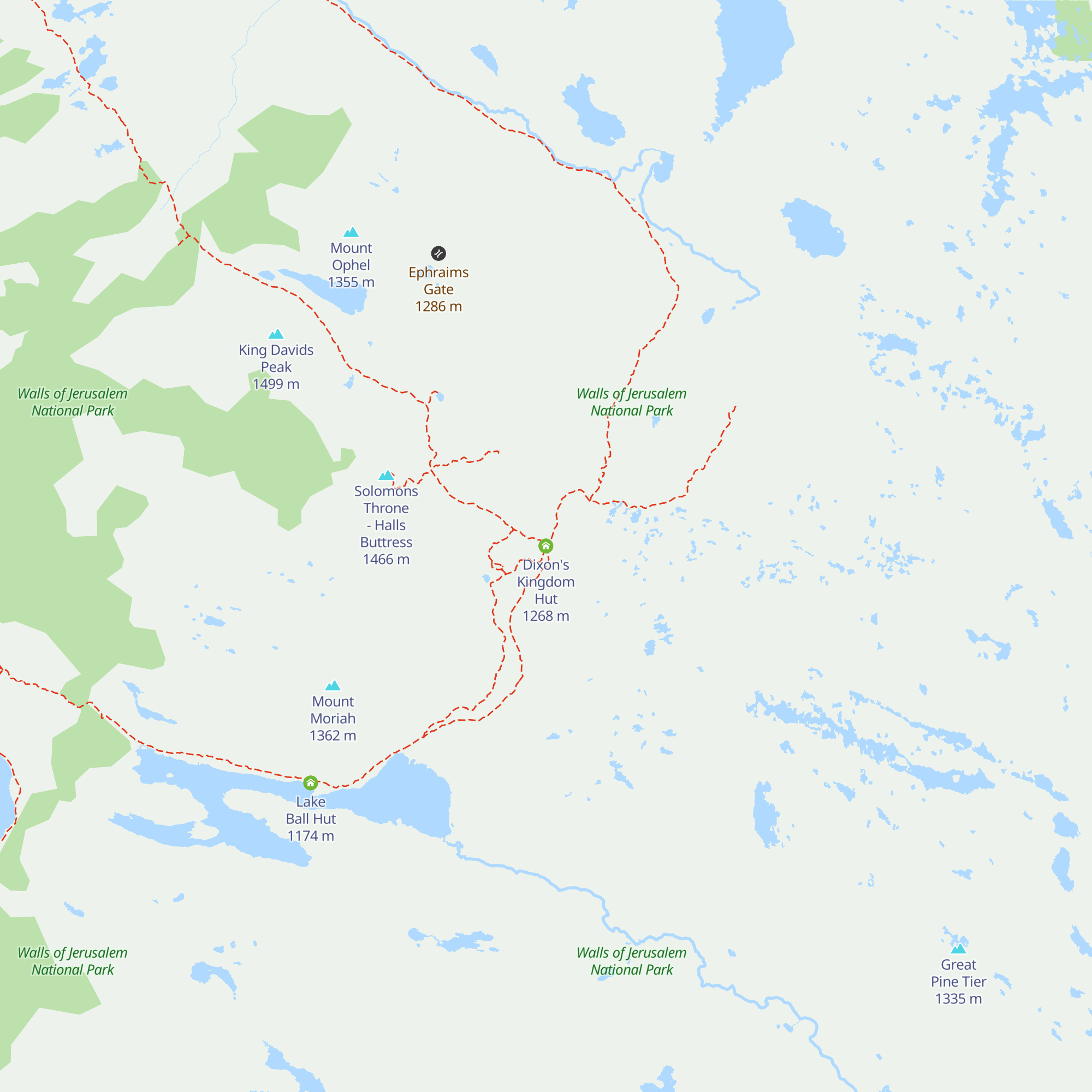 Dixon's Kingdom Hut map