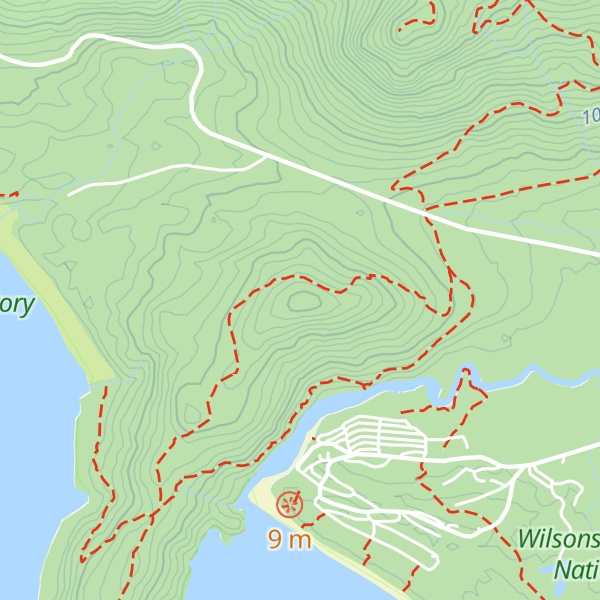 Map of Tidal Overlook