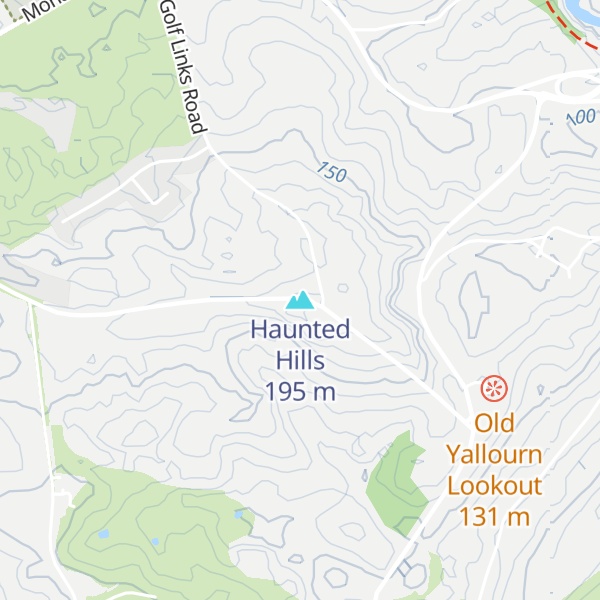 Map of Haunted Hills