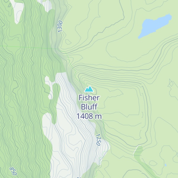 Map of Fisher Bluff