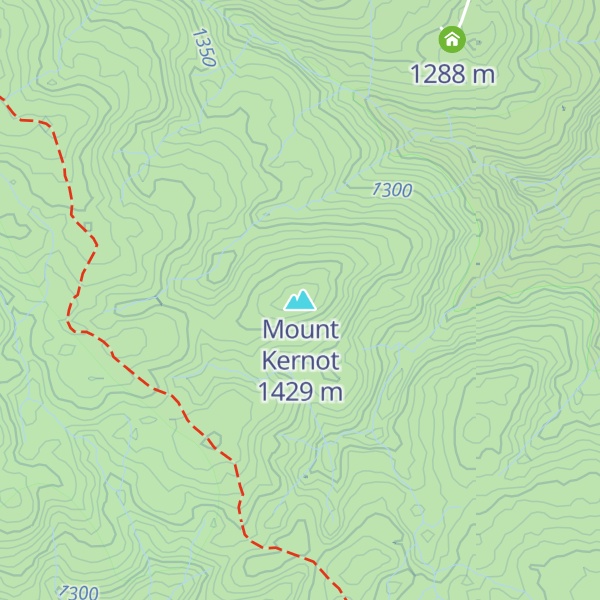 Map of Mount Kernot