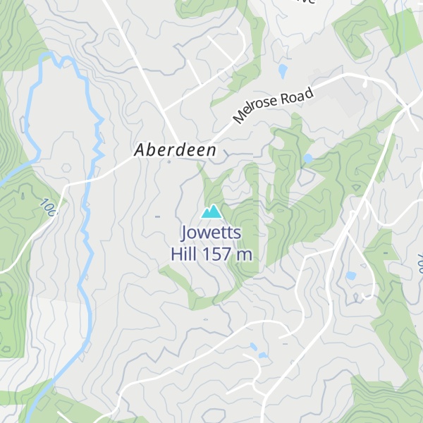 Map of Jowetts Hill