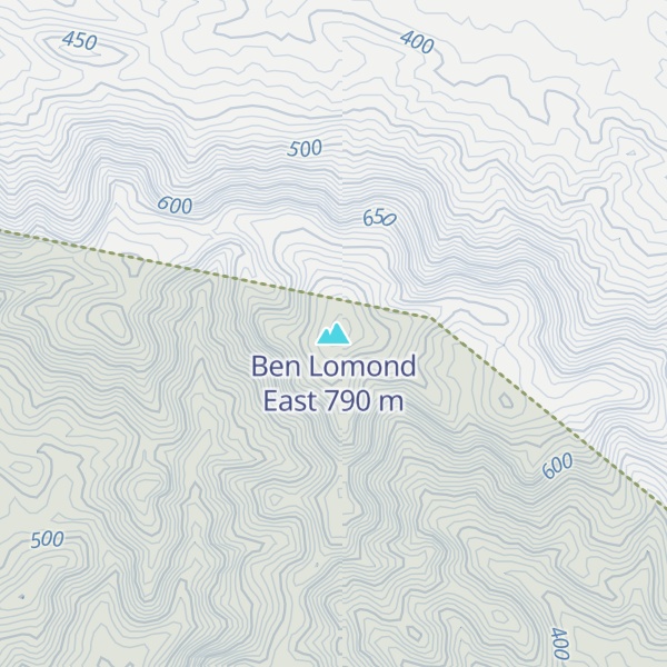 Map of Ben Lomond East