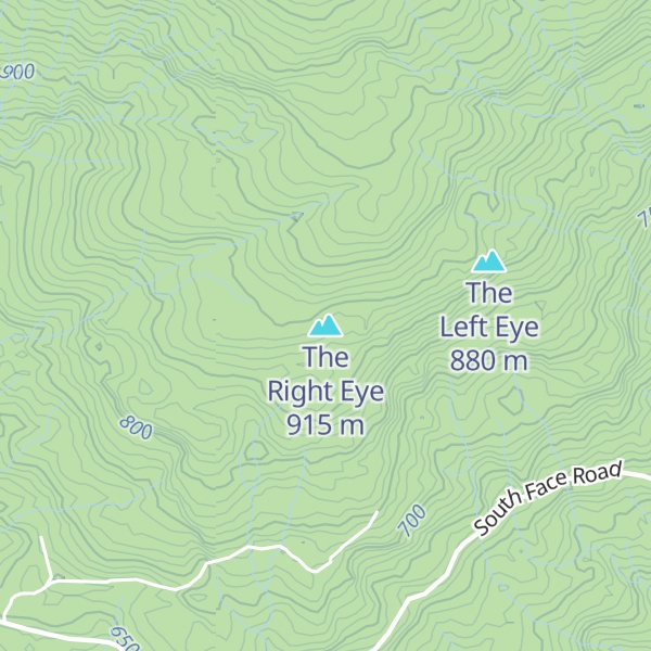 Map of The Right Eye