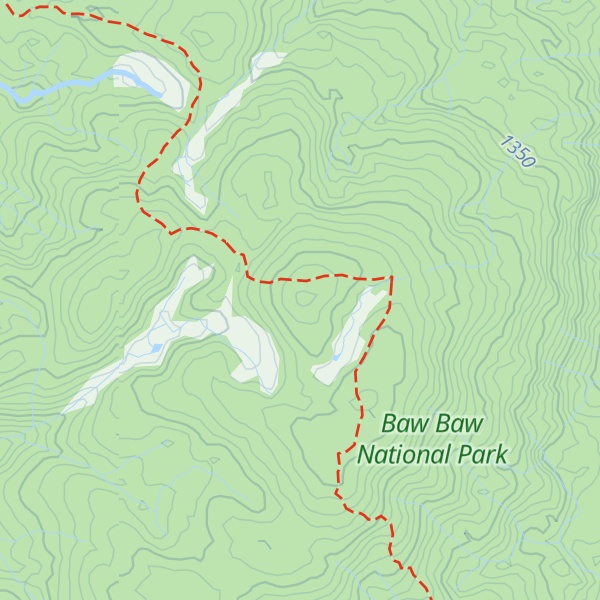 Map of Talbot Peak