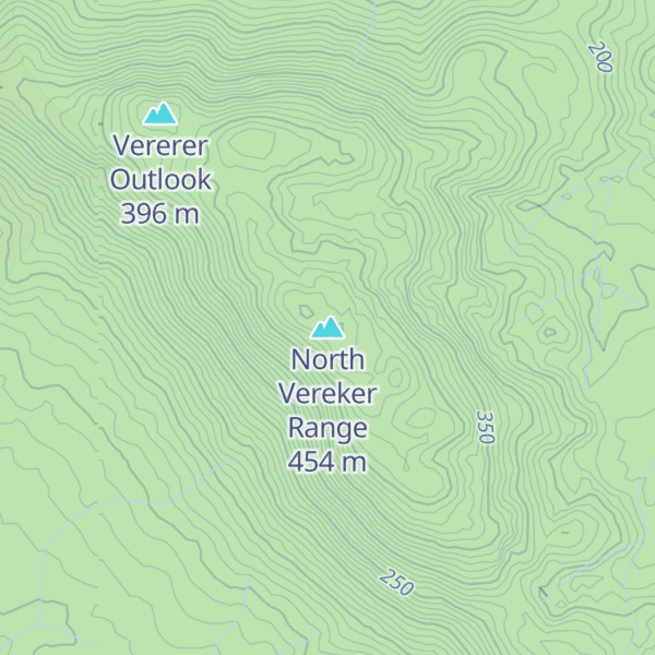 Map of North Vereker Range