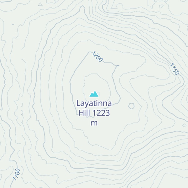 Map of Layatinna Hill