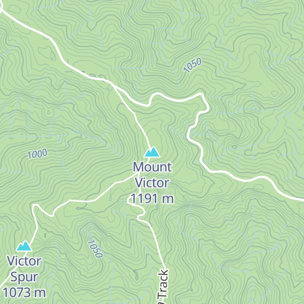 Map of Mount Victor
