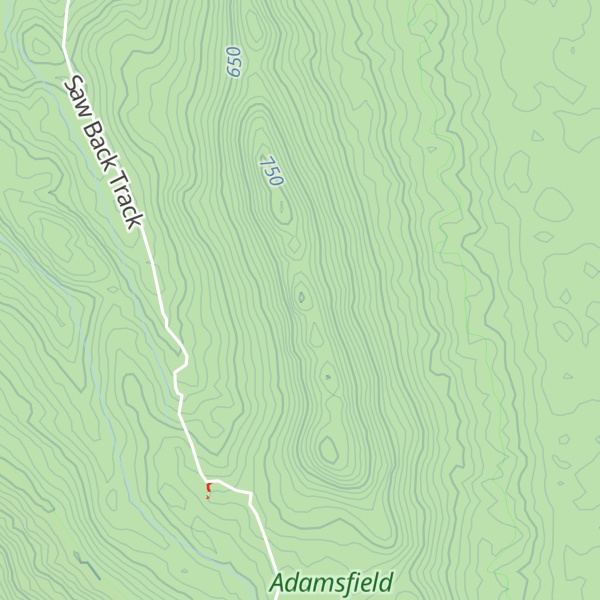 Map of Saw Back Range