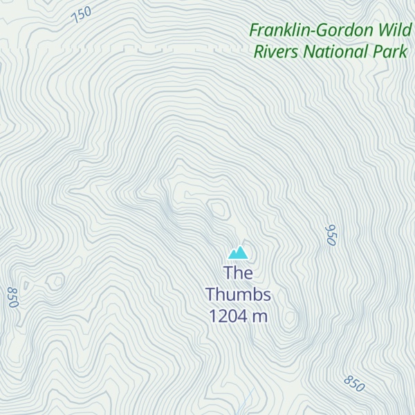 Map of North Thumb