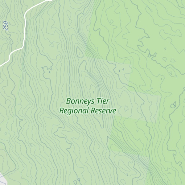 Map of Bonneys Tier