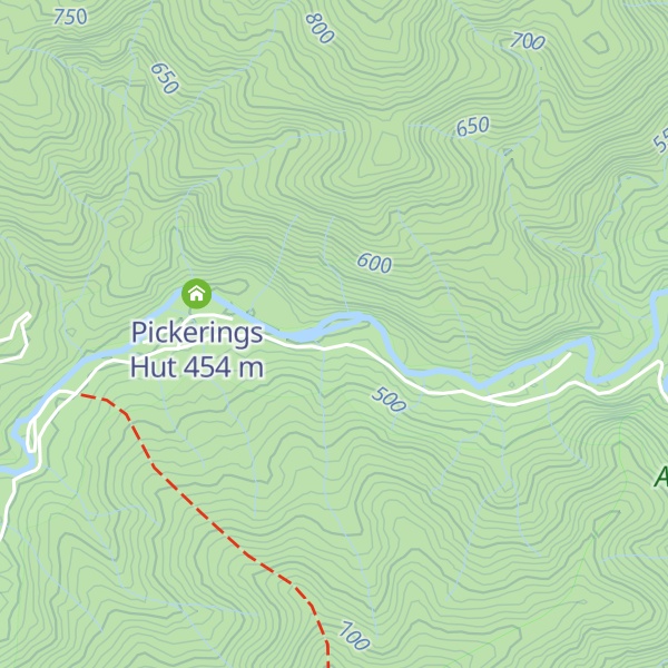 Map of Noonan's Hut
