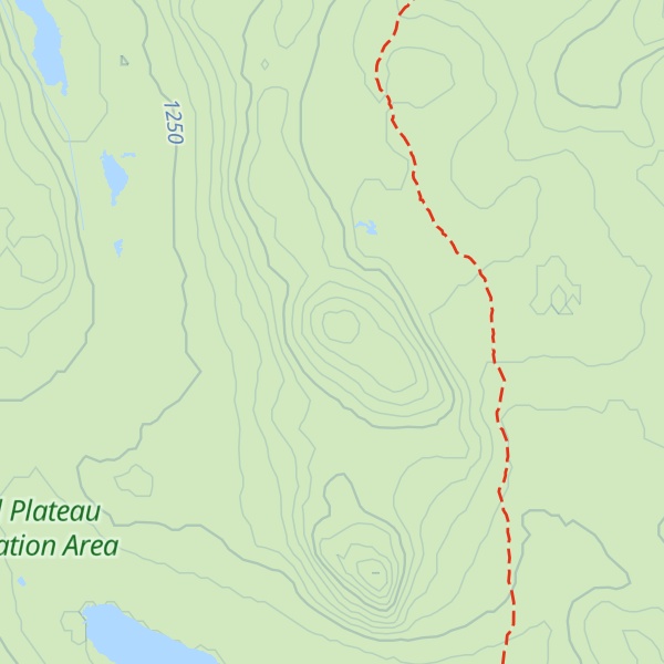 Map of Blue Peaks