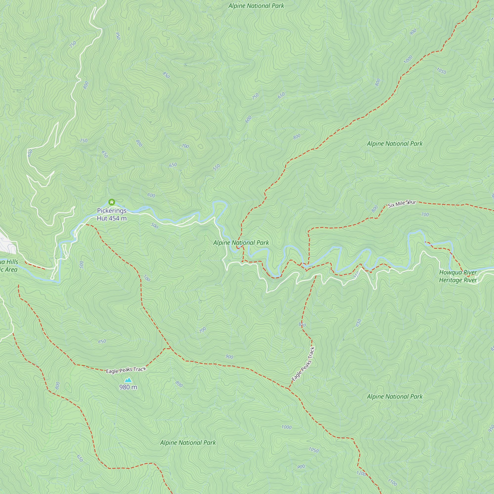 Gardiners Hut map
