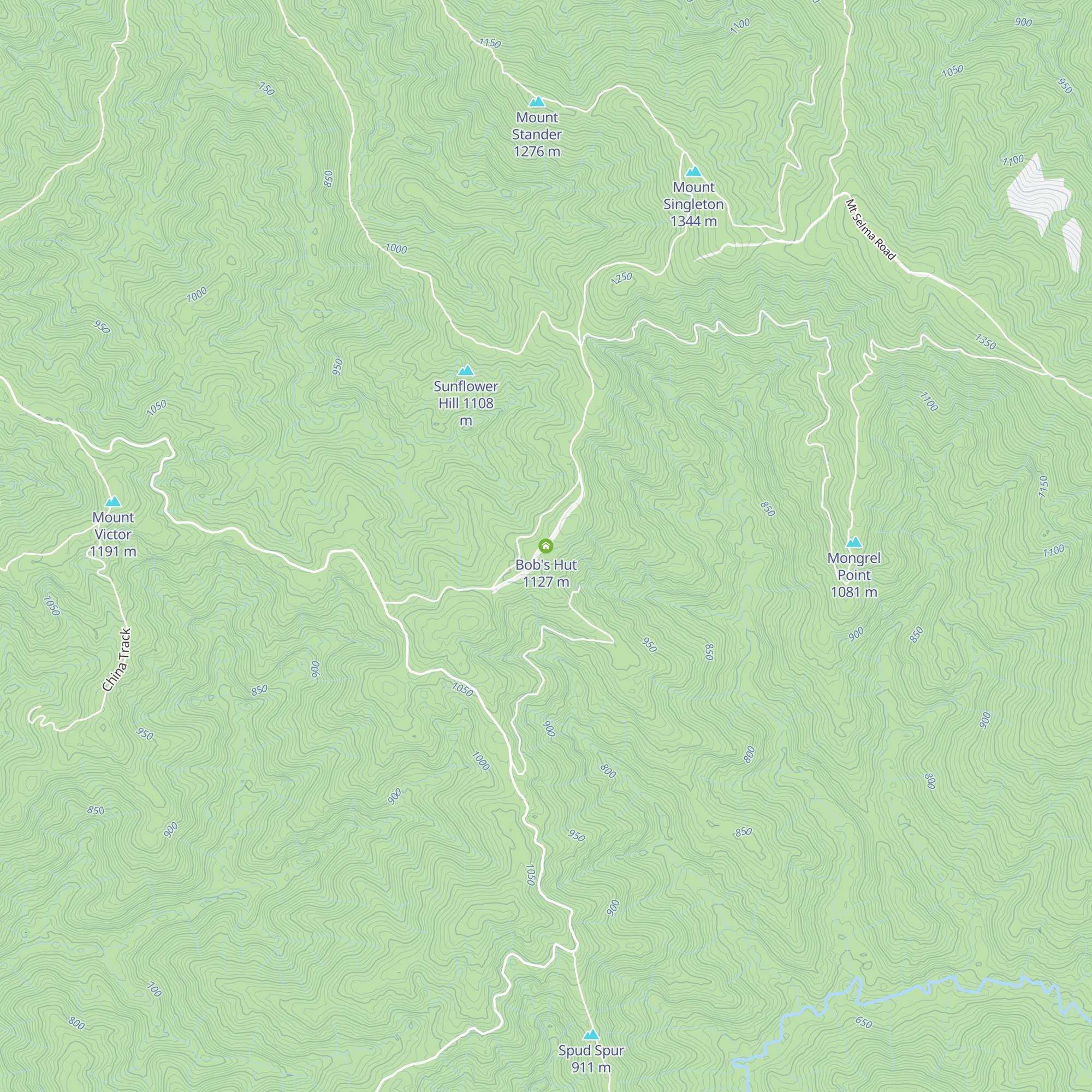 Bob's Hut map