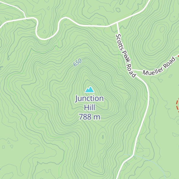 Map of Junction Hill