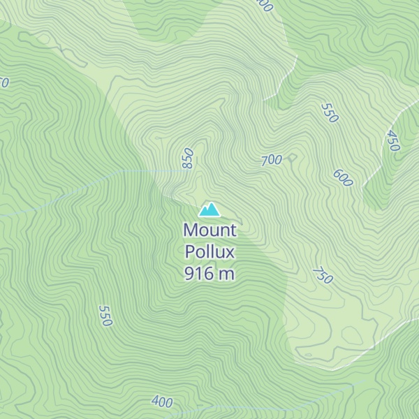 Map of Mount Pollux
