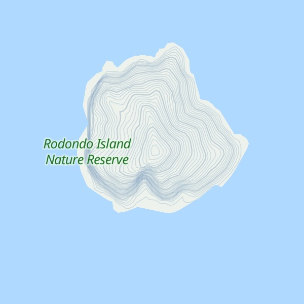 Map of Rodondo Island