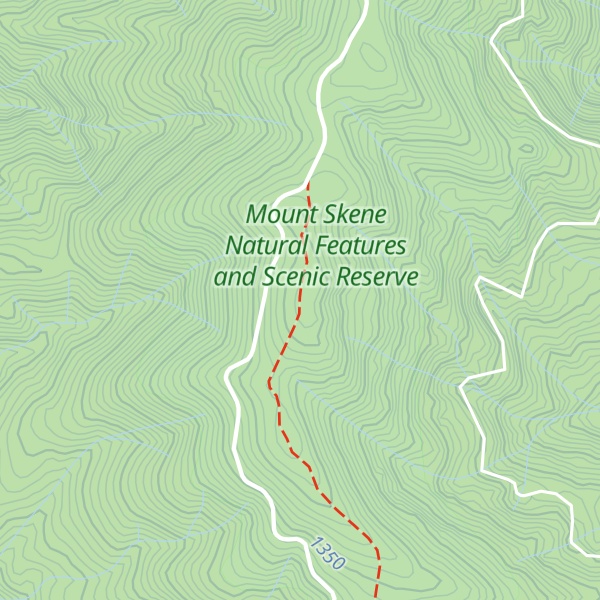 Map of Mount Skene Lookout