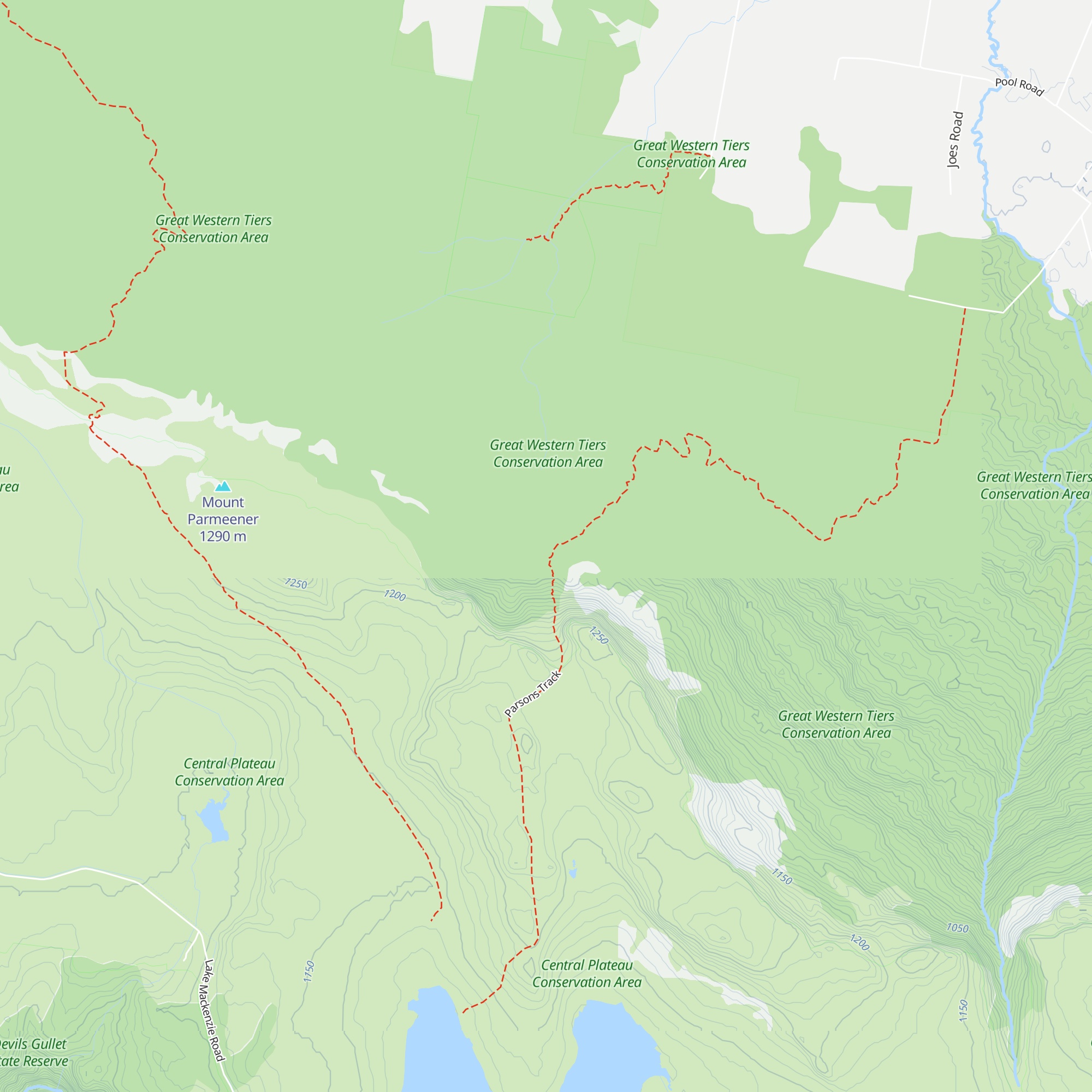 Haberles Hut map
