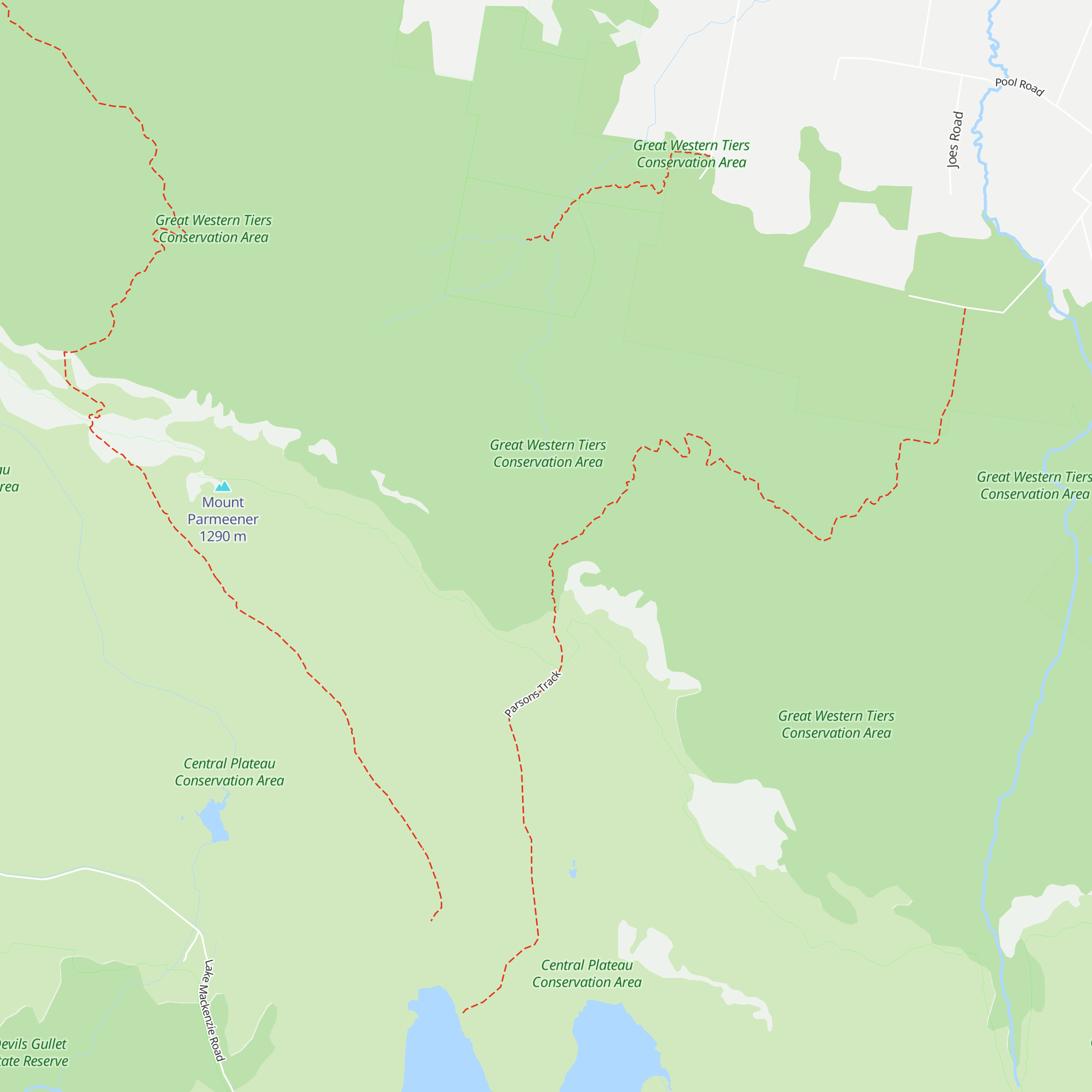 Haberles Hut map