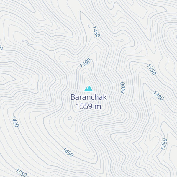 Map of Baranchak