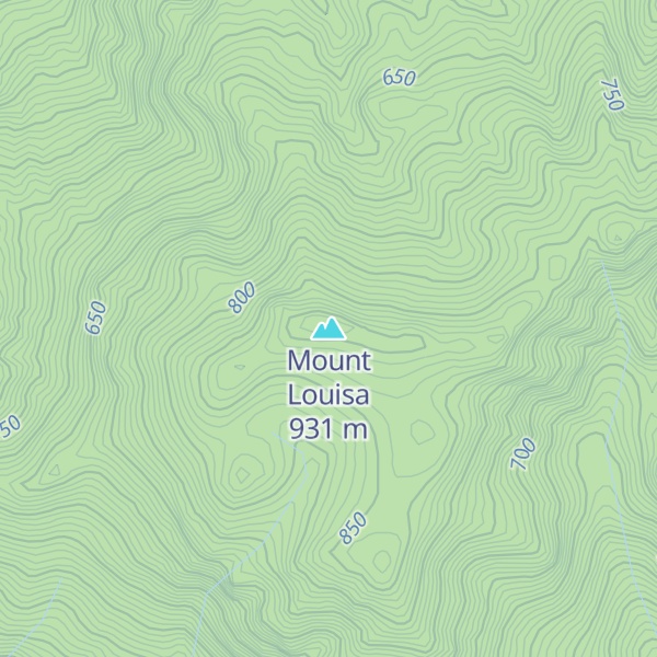 Map of Mount Louisa