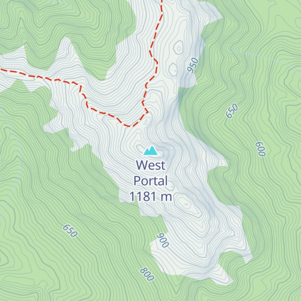 Map of West Portal