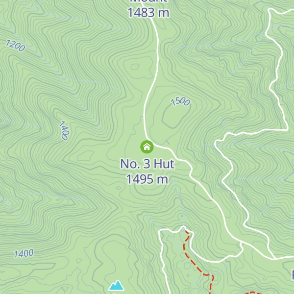 Map of No. 3 Hut