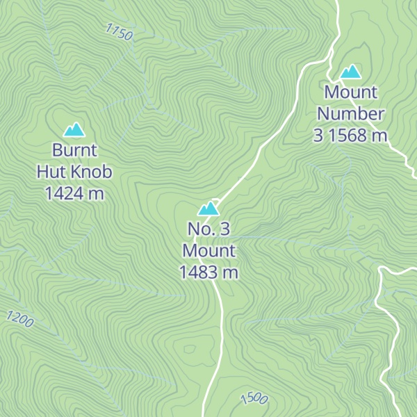Map of No. 3 Mount