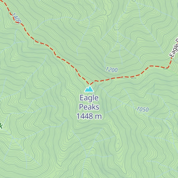 Map of Eagle Peaks