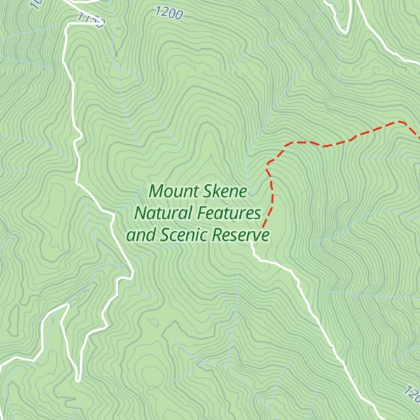 Map of Mount Sunday
