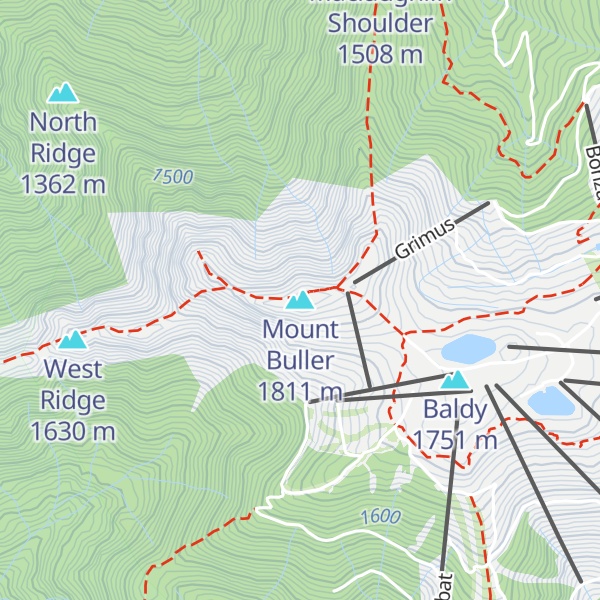Map of Mount Buller