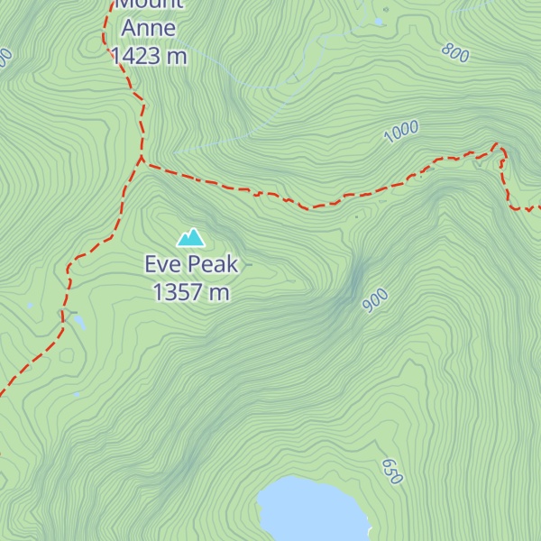 Map of Frances Bluff