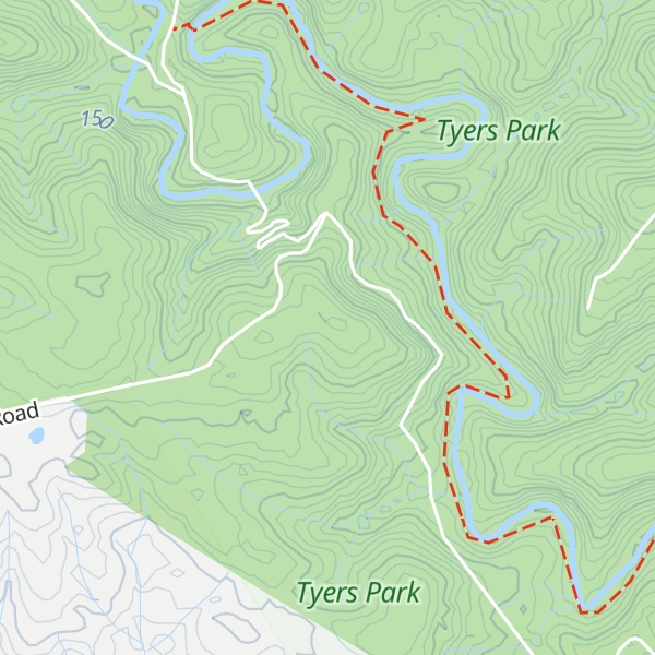 Map of Peterson Lookout
