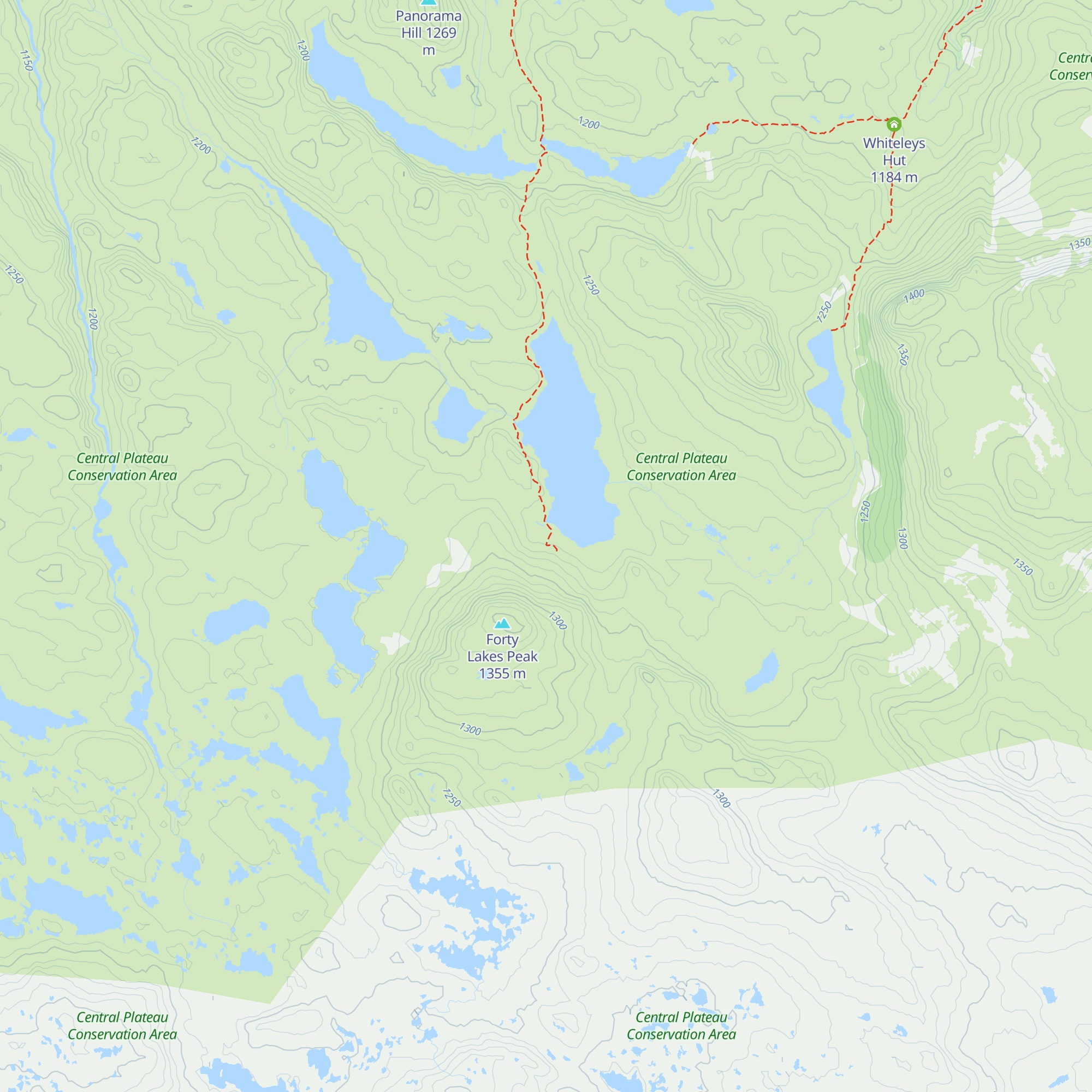 Ironstone Hut map