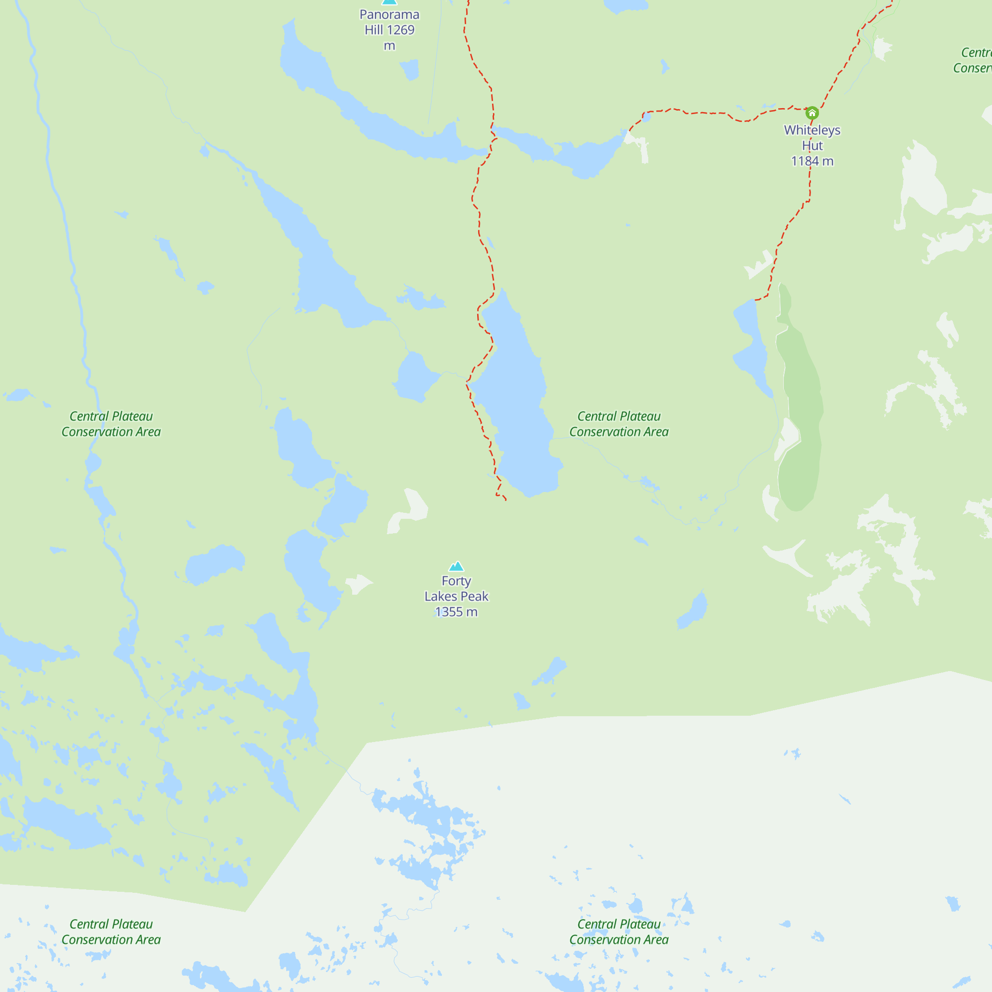 Ironstone Hut map