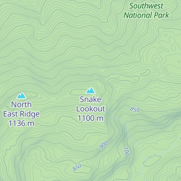 Map of Snake Lookout