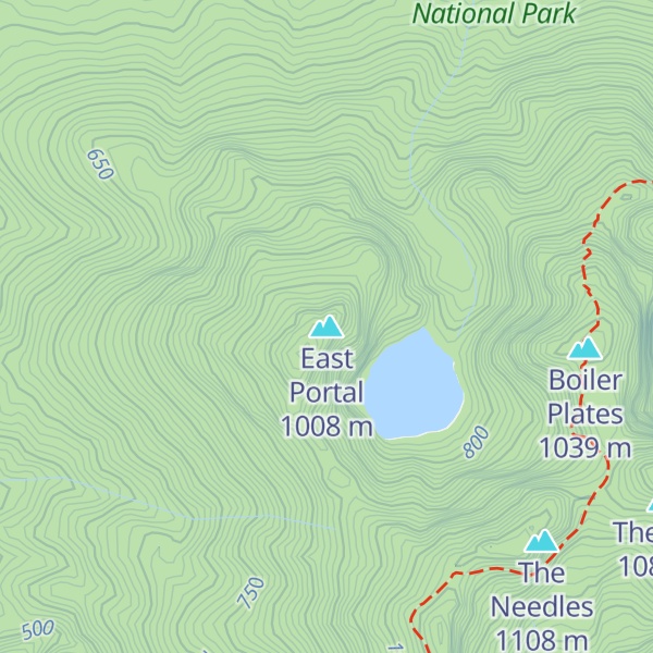 Map of East Portal