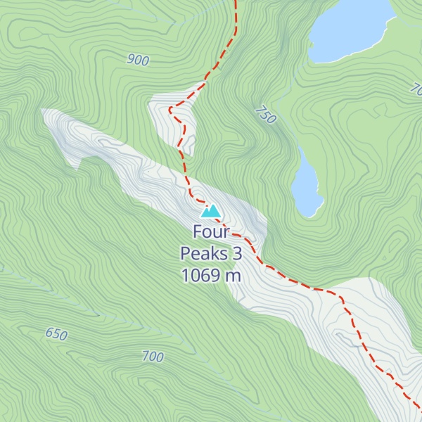 Map of Four Peaks 3