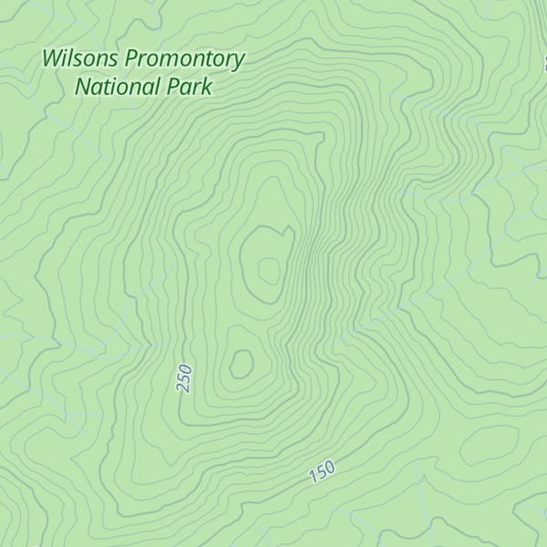 Map of Mount Roundback