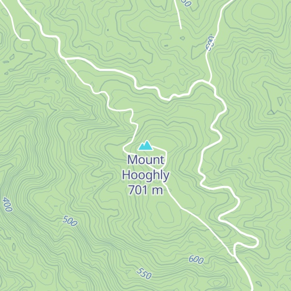 Map of Mount Hooghly