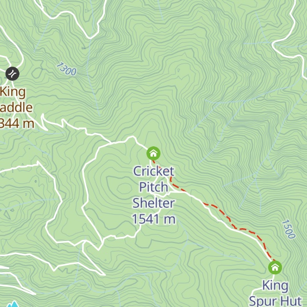 Map of Cricket Pitch Shelter