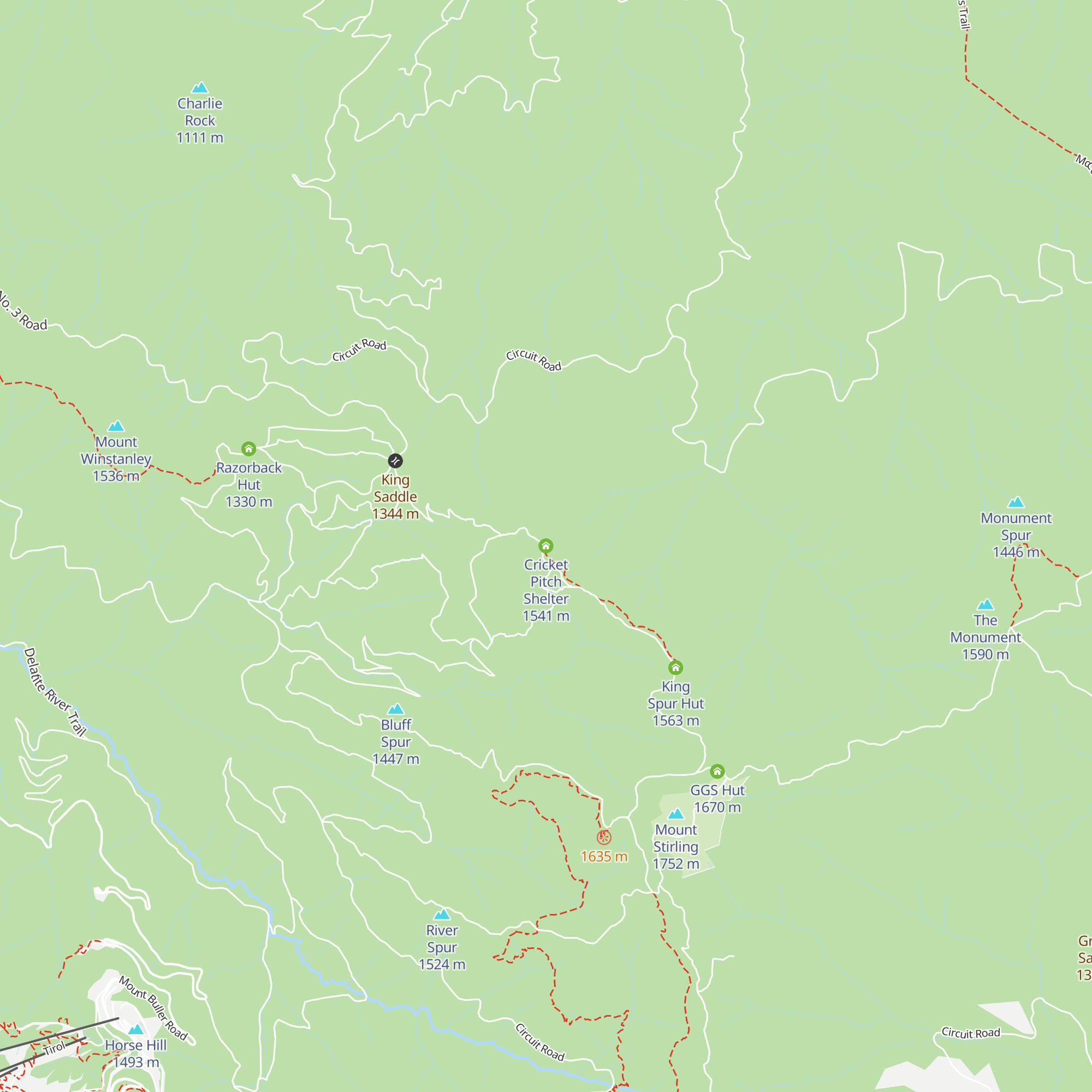 Cricket Pitch Shelter map
