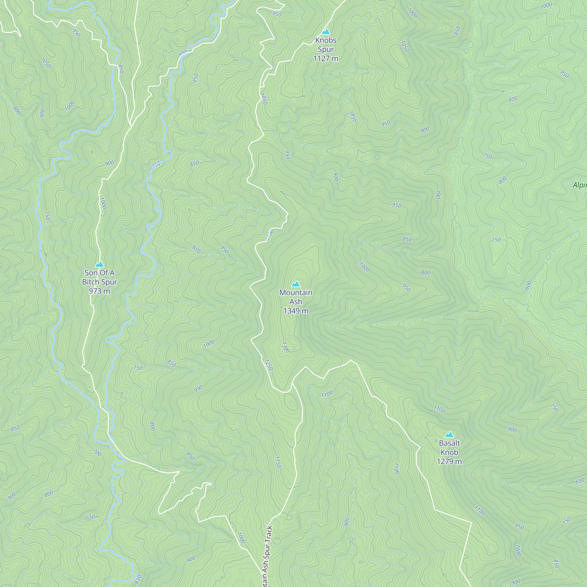 Chesters Hut map