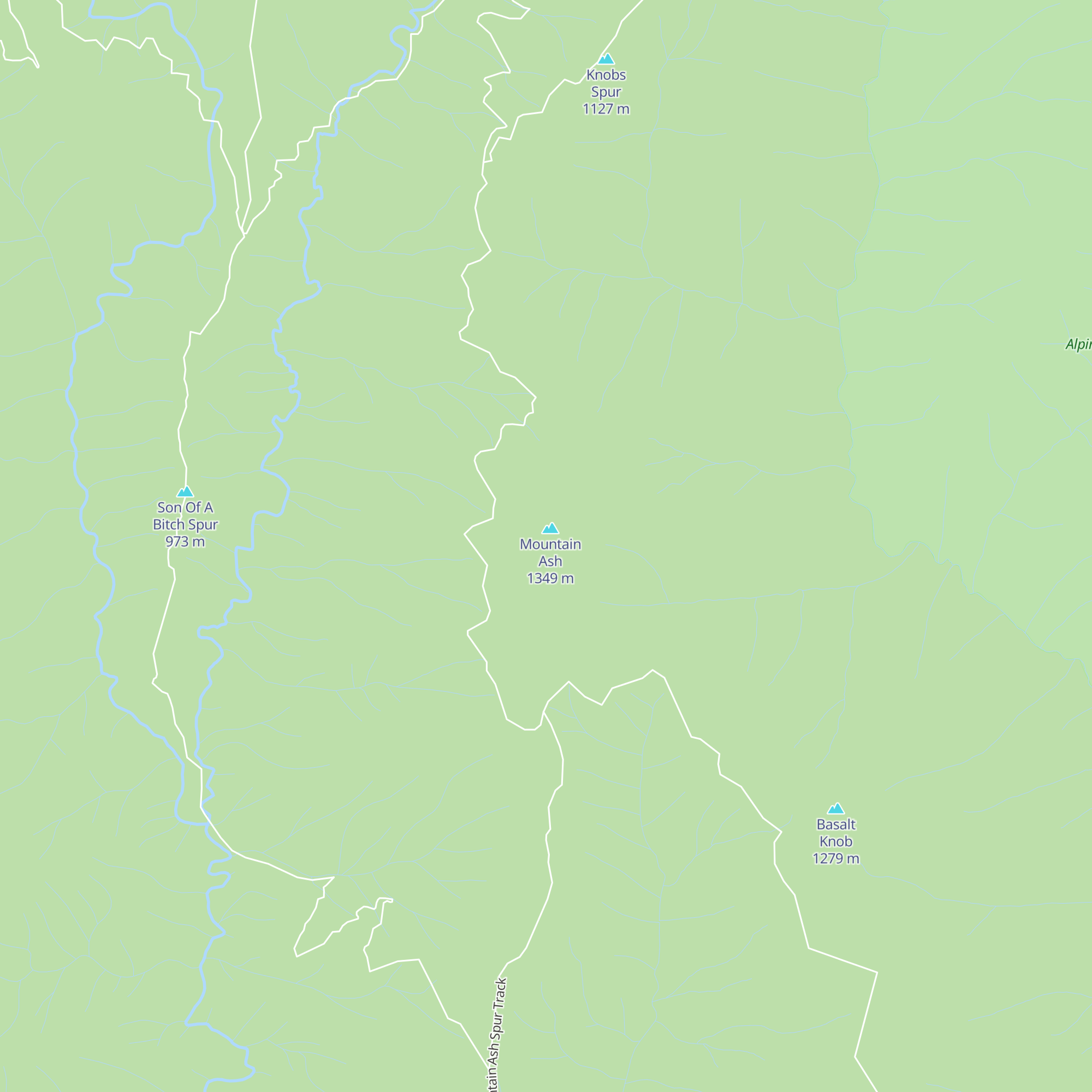 Chesters Hut map