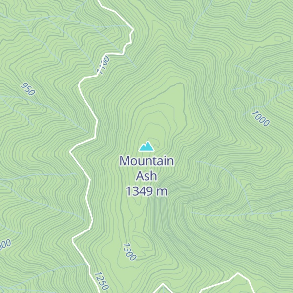 Map of Mountain Ash