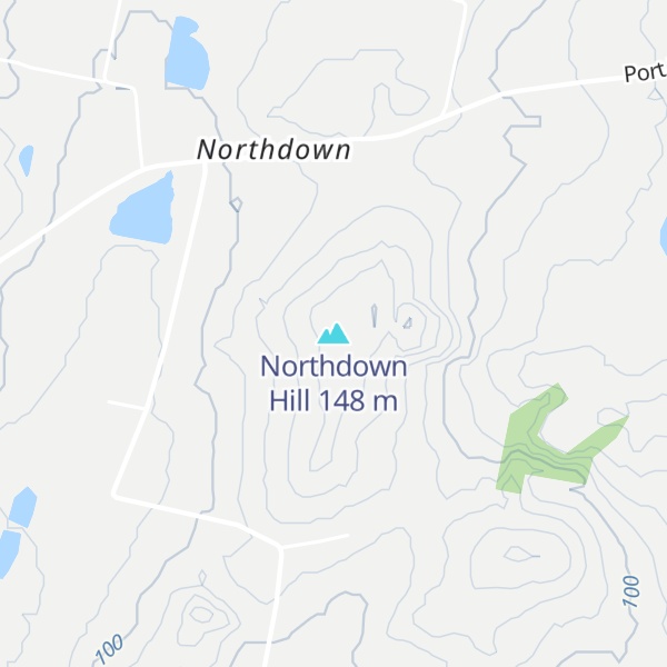 Map of Northdown Hill
