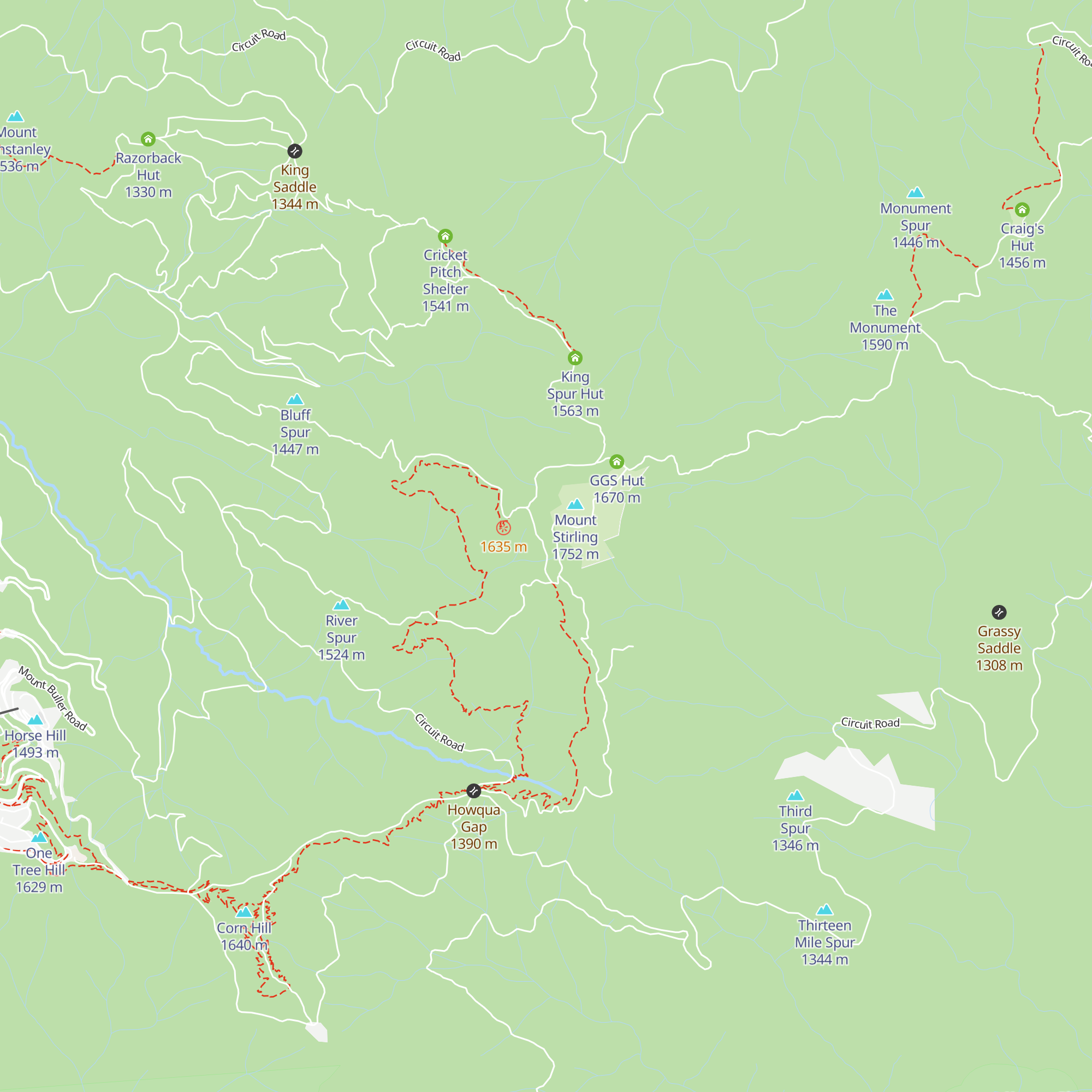 Keep Dry Hut Ruin map